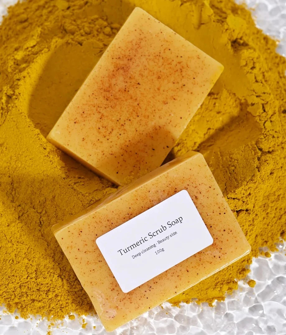 Natural Turmeric Kojic Scrub Soap