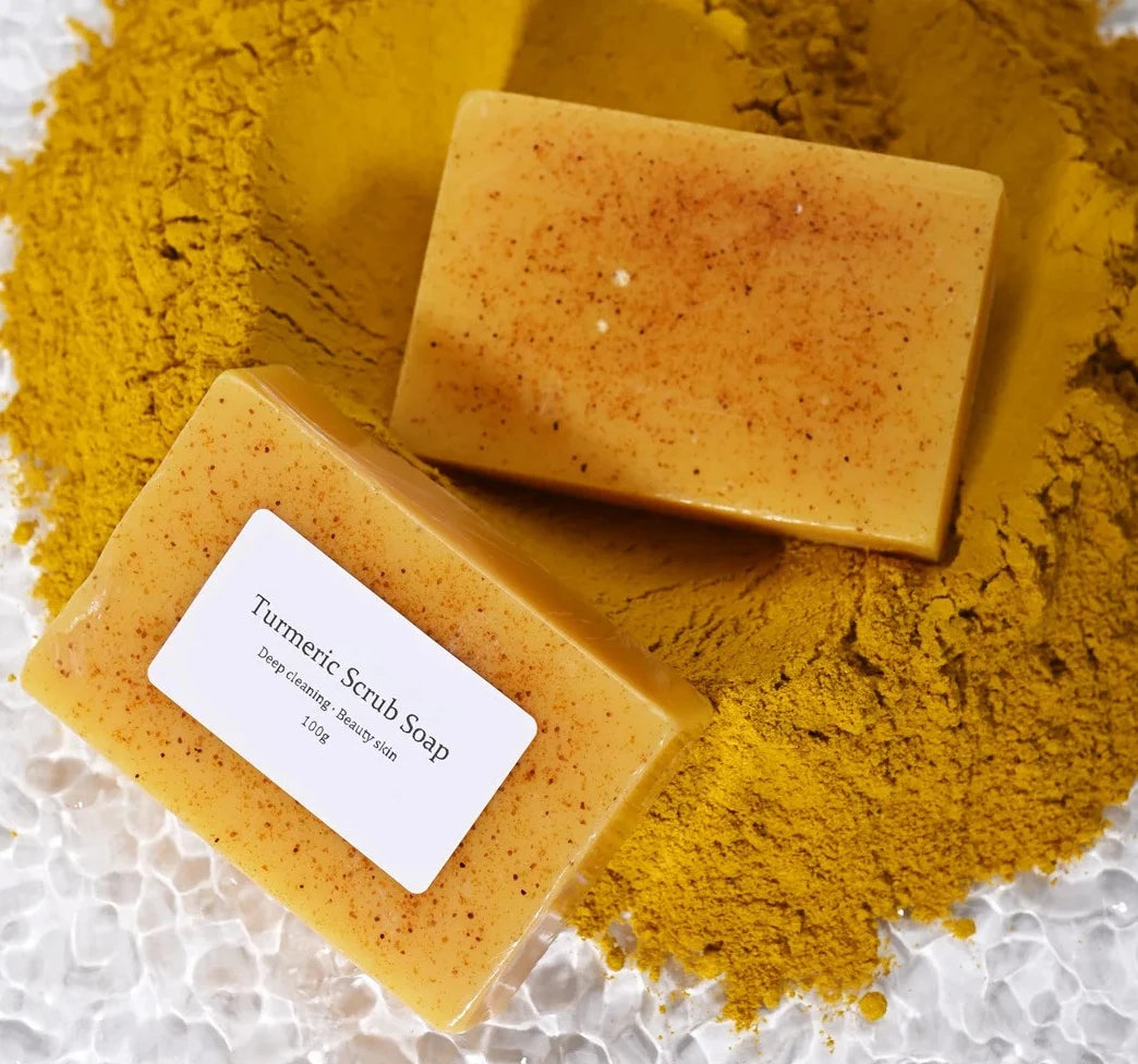 Natural Turmeric Kojic Scrub Soap