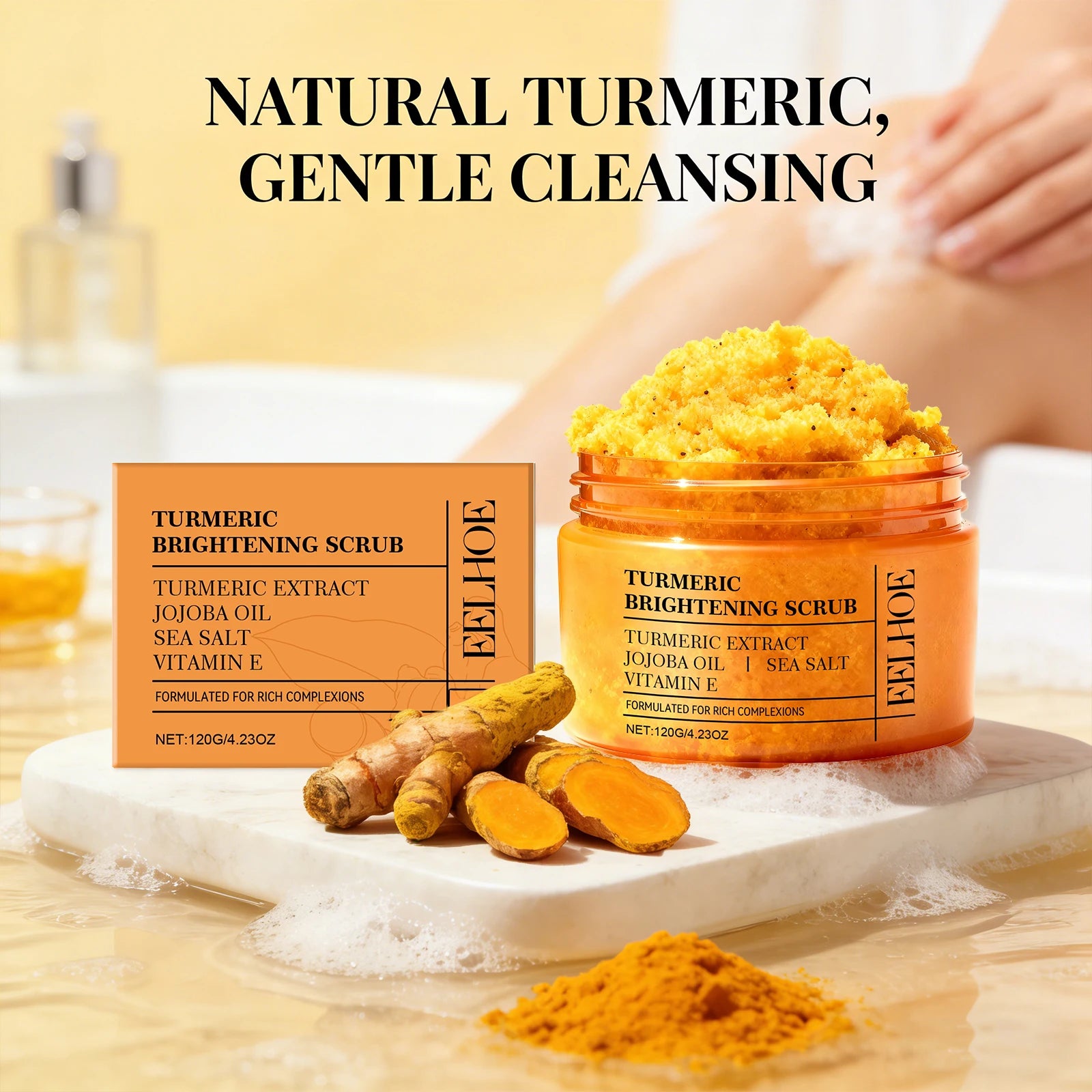 Turmeric Vitamin E Exfoliation scrub