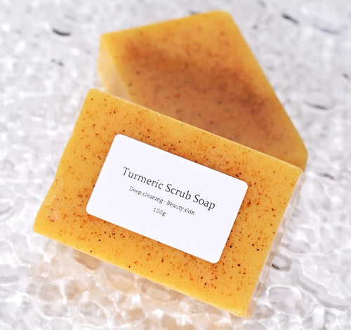 Natural Turmeric Kojic Scrub Soap