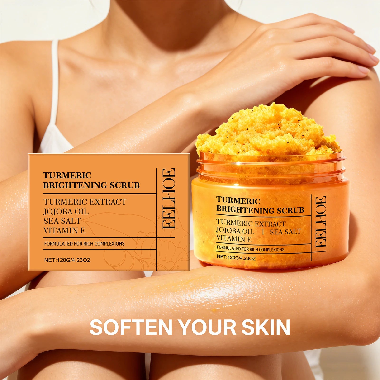 Turmeric Vitamin E Exfoliation scrub
