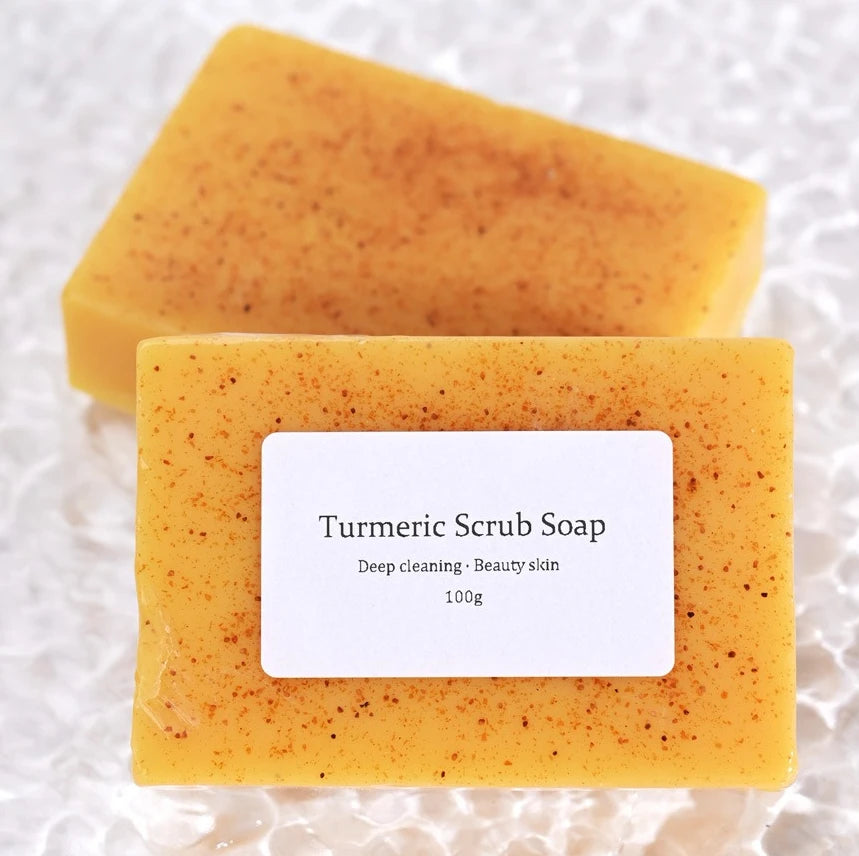 Natural Turmeric Kojic Scrub Soap