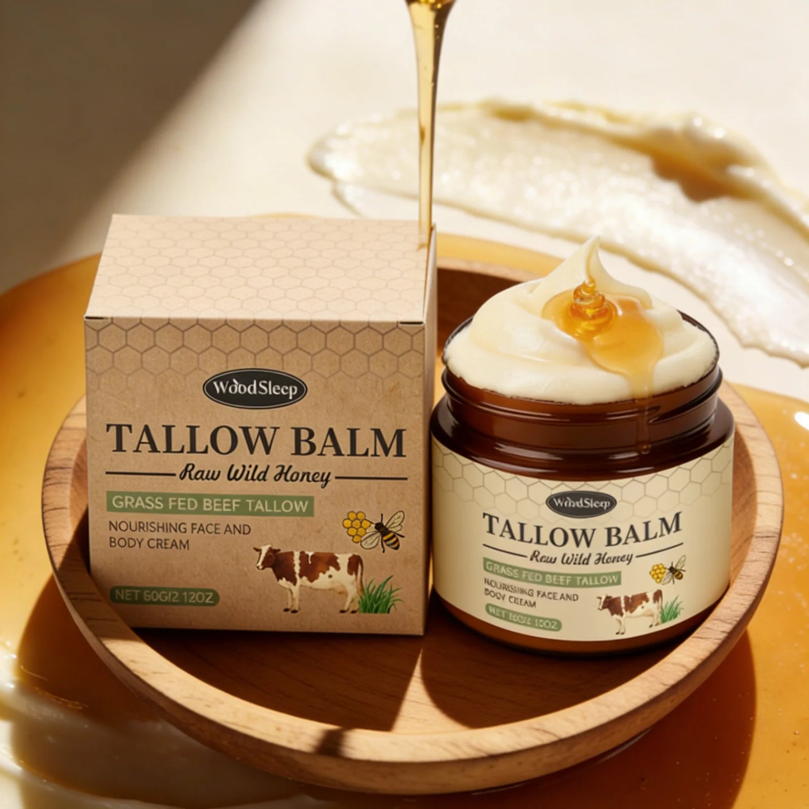 Organic Grass-Fed Beef Tallow Balm